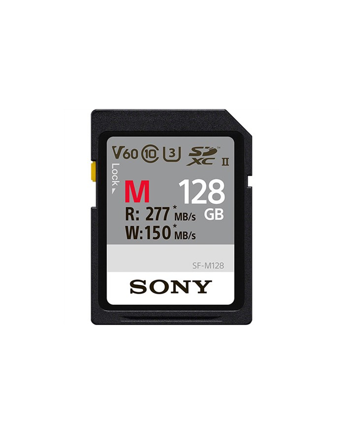no name Karta pamięci Sony SD 128 GB SF-M Series UHS-II Pamięć flash Sony SDXC 128 GB klasy 10 główny