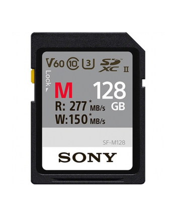 no name Karta pamięci Sony SD 128 GB SF-M Series UHS-II Pamięć flash Sony SDXC 128 GB klasy 10