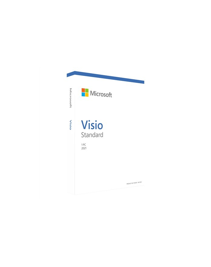 no name Microsoft Visio Std 2021 Windows D86-05954, bez nośników, angielski główny