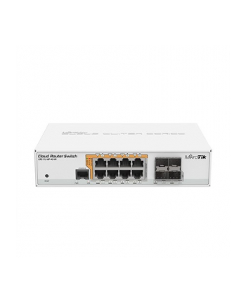 no name Ilość portów MikroTik Cloud Router Switch CRS112-8P-4S-IN SFP 4, komputer stacjonarny, podwójne zasilanie: 28 V 3,4 V w zestawie (Opcjonalny dodatkowy zasilacz 48-57 V, jeśli wymagany jest POE+) W, Zarządzane przez Internet, 8