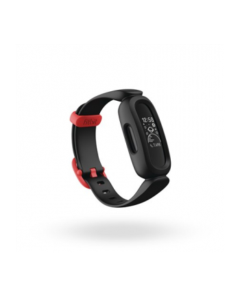 no name Fitbit Ace 3 Fitness Tracker, OLED, Ekran dotykowy, Wodoodporny, Bluetooth, Czarny/Racer Red