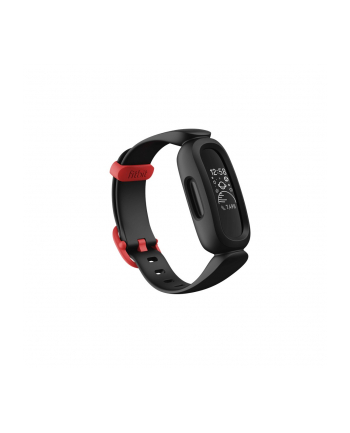 no name Fitbit Ace 3 Fitness Tracker, OLED, Ekran dotykowy, Wodoodporny, Bluetooth, Czarny/Racer Red