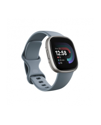 no name Fitbit Inteligentny zegarek NFC GPS (satelitarny) Ekran dotykowy AMOLED Monitorowanie aktywności 24/7 Wodoodporny Bluetooth Wi-Fi Wodospad Niebieski / Platynowy