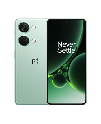 no name OnePlus Nord 3 Misty Green 674''; Fluid AMOLED 1240 x 2772 Mediatek MT6983 Dimensity 9000 (4 nm) Wewnętrzna pamięć RAM 8 GB 128 GB Dual SIM Nano-SIM 5G 4G Aparat główny 50+8+2 MP Aparat dodatkowy 16 MP System Android 13 5000 mAh nr 1
