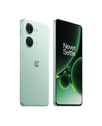 no name OnePlus Nord 3 Misty Green 674''; Fluid AMOLED 1240 x 2772 Mediatek MT6983 Dimensity 9000 (4 nm) Wewnętrzna pamięć RAM 8 GB 128 GB Dual SIM Nano-SIM 5G 4G Aparat główny 50+8+2 MP Aparat dodatkowy 16 MP System Android 13 5000 mAh nr 2
