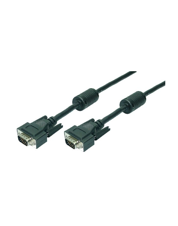 Kabel danych m/m VGA 2x Ferryt, 1,8m główny