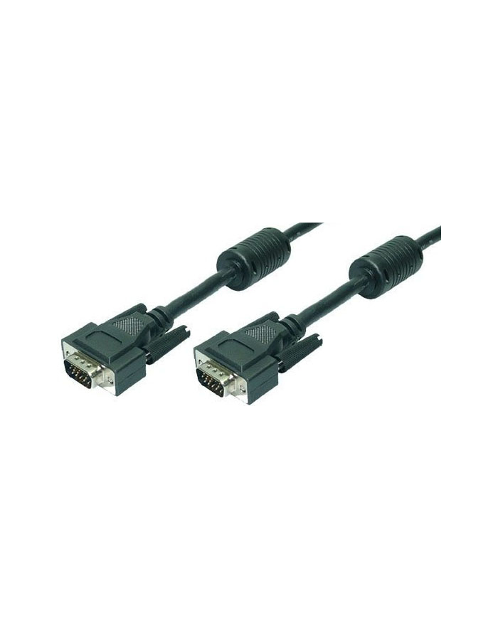 Kabel danych m/m VGA 2x Ferryt, 5m główny