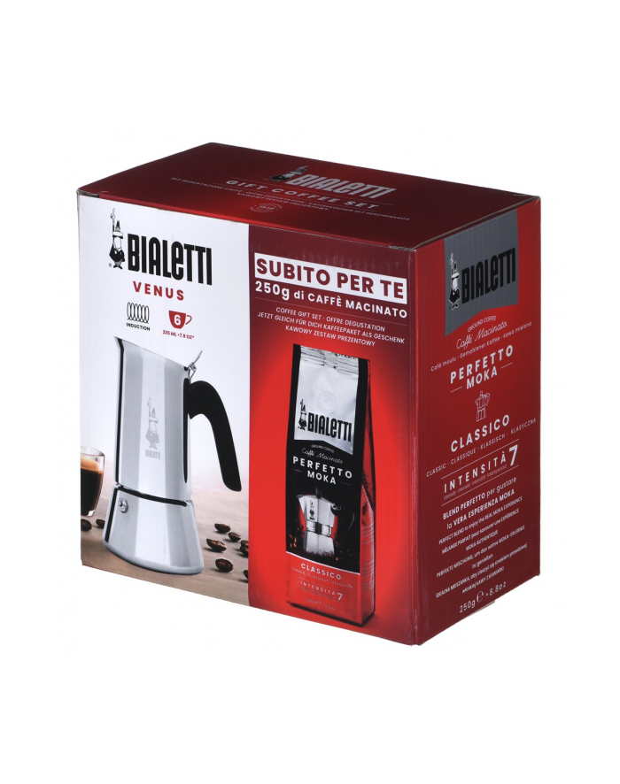 bialetti Zestaw kawiarka New Venus 6 + Perfetto Moka Classic główny