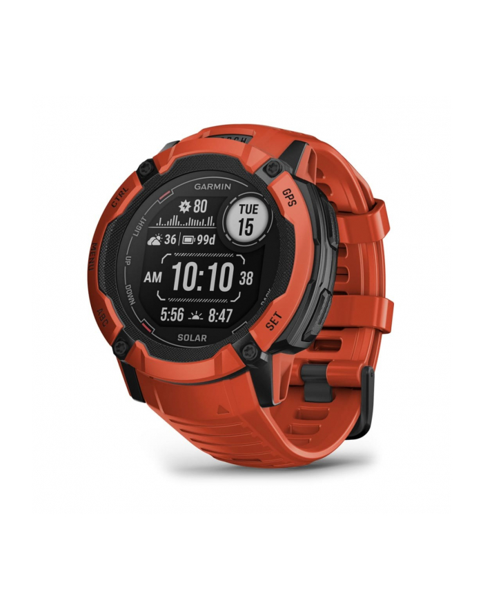 Zegarek sportowy Garmin Instinct 2X SOLAR Czerwony główny