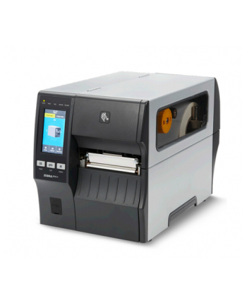 Zebra TT Printer ZT411; 4'';, 203 dpi, Euro and UK cord, Serial, USB, 10/100 Ethernet, Bluetooth 41/MFi, USB Host, Peel, EZPL