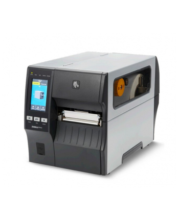Zebra TT Printer ZT411; 4'';, 203 dpi, Euro and UK cord, Serial, USB, 10/100 Ethernet, Bluetooth 41/MFi, USB Host, Peel, EZPL