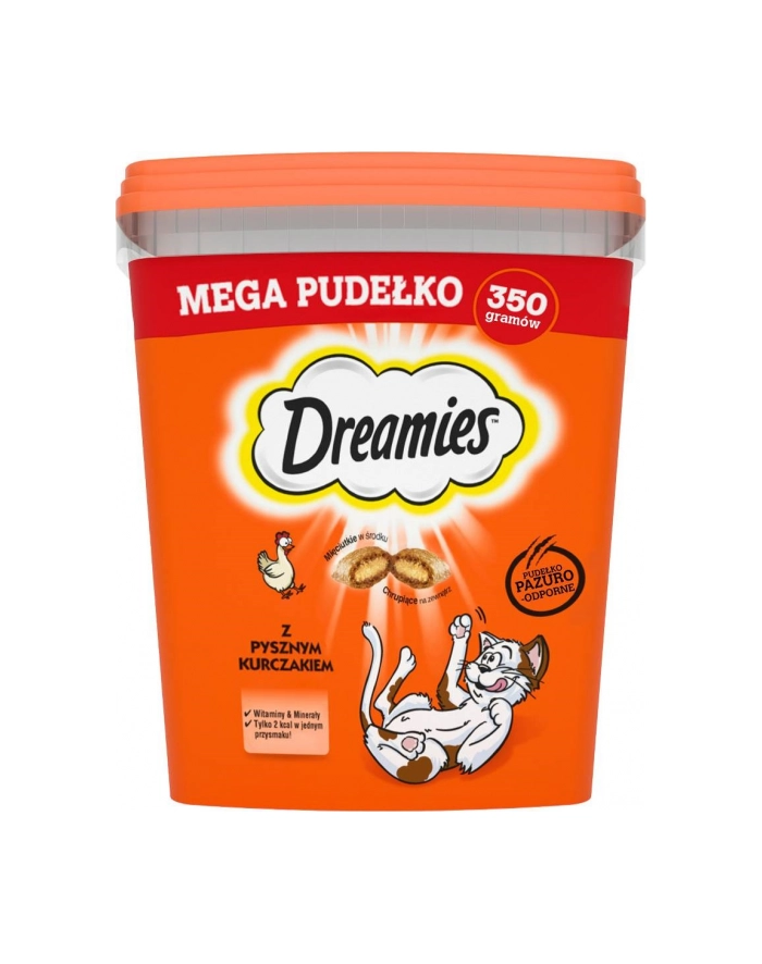 DREAMIES Mix Smaków z Kurczakiem i Serem - przysmak dla kota - 350 g główny