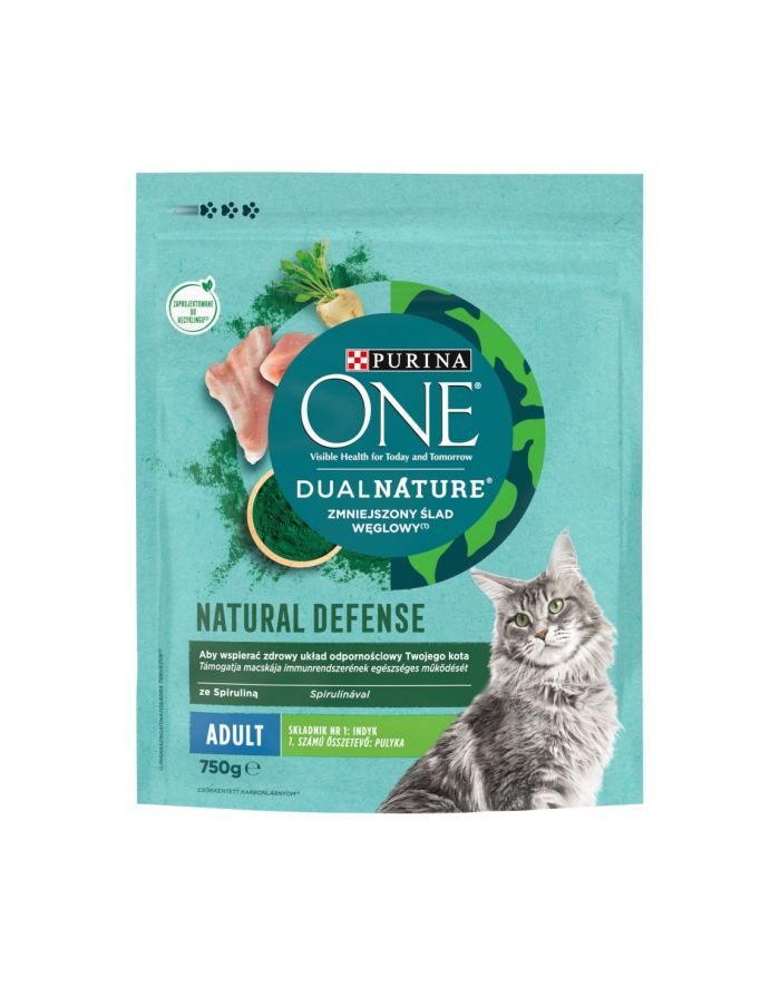 purina nestle PURINA One DualNature Natural Defense Adult - sucha karma dla kota - 750 g główny