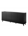 cama meble Komoda ASTI 200x42x82 czarny mat - nr 1