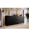 cama meble Komoda BARI 200x42x82 czarny mat - nr 3