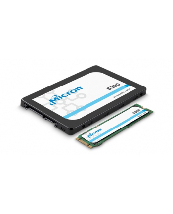 Dysk SSD Micron 5300 PRO 384TB SATA 25''; MTFDDAK3T8TDS-1AW1ZABYYT (DWPD 12) Tray