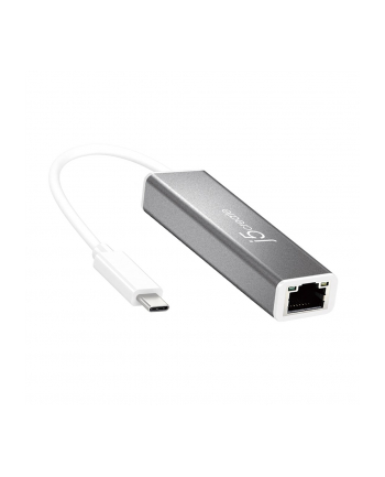 j5 create Adapter j5create USB-C to Gigabit Ethernet Adapter; kolor srebrny JCE133G-N