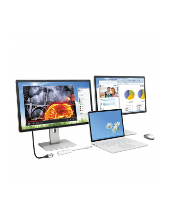 j5 create Adapter j5create USB to HDMI Multi-Monitor Adapter (USB31 m - 4K HDMI f 8cm; kolor biały) JUA254-N