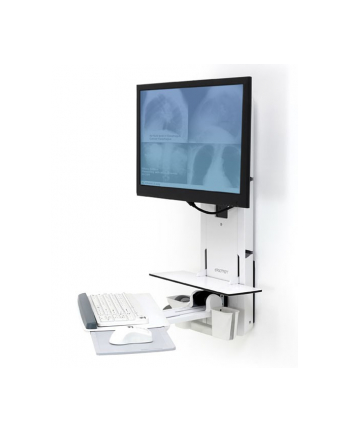 no name Ergotron PATIENT ROOM VL18 STS WM/BRIGHT WHITE