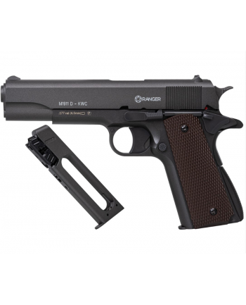 Wiatrówka RANGER M1911 Diabolo KWC kal 4,5 2x6 strz METAL SLID-E CO2