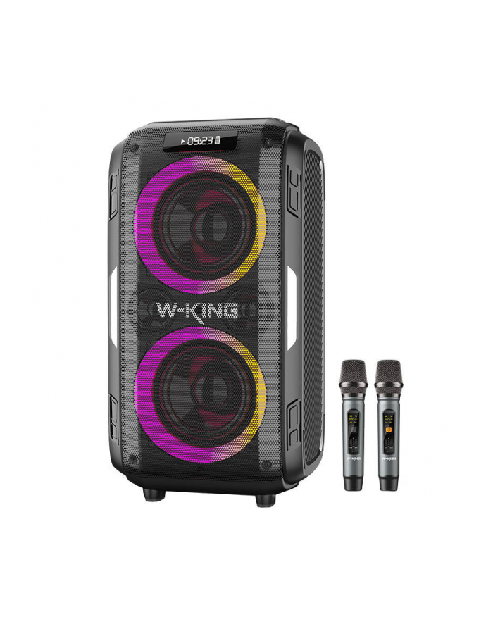 Głośnik bezprzewodowy Bluetooth W-KING T9 Pro 120W czarny główny