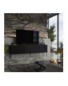cama meble Szafka RTV ABI 4D 200x38x62 czarny mat - nr 5