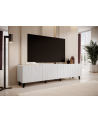 cama meble Szafka RTV BARI 200x42x52 biały mat - nr 6