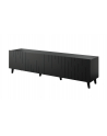 cama meble Szafka RTV BARI 200x42x52 czarny mat - nr 1