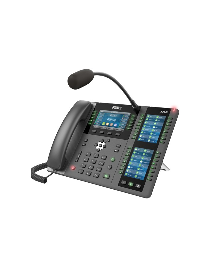 no name Fanvil X210i | Telefon VoIP | IPV6, HD Audio, Bluetooth, RJ45 1000Mb/s PoE, 3x wyświetlacz LCD główny