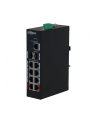 no name Dahua Swith 11-portowy przełącznik z 8 portami gigabit PoE 8x RJ45 1000M (zasilanie PoE) 2x SFP 1000M 1x RJ45 1000M PFS3211-8GT-120-V2 - nr 2