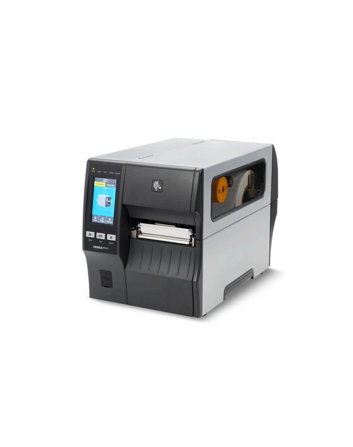 Zebra TT Printer ZT411; 4'';, 300 dpi, Euro and UK cord, Serial, USB, 10/100 Ethernet, Bluetooth 41/MFi, USB Host, Peel, EZPL główny