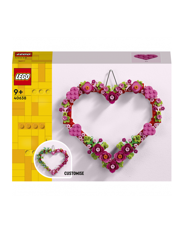 LEGO Okolicznościowe 40638 Ozdoba w kształcie serca główny