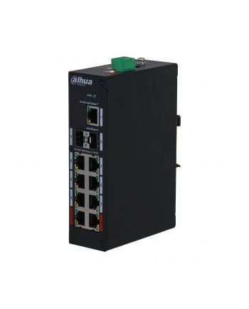 no name Dahua Swith 11-portowy przełącznik z 8 portami gigabit PoE 8x RJ45 1000M (zasilanie PoE) 2x SFP 1000M 1x RJ45 1000M PFS3211-8GT-120-V2 nr 1