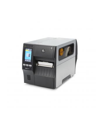 no name TT Printer ZT411; 4'';, 600 dpi, Euro and UK cord, Serial, USB, 10/100 Ethernet, Bluetooth 41/MFi, USB Host, Peel w/ Full Rewind, EZPL