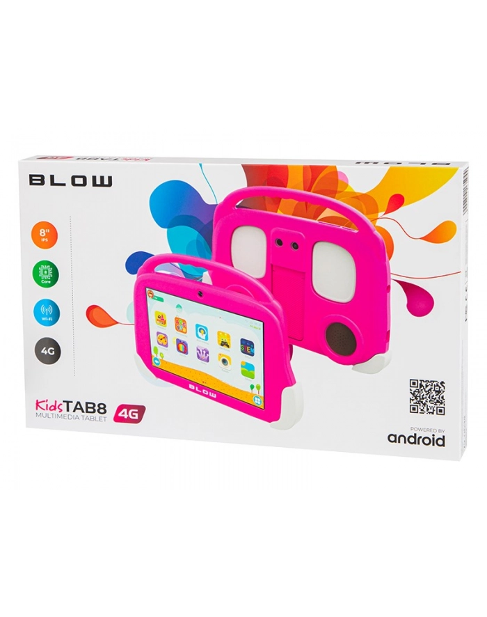 BLOW TABLET KIDSTAB8 4G 4/64GB RÓŻOWE ETUI główny
