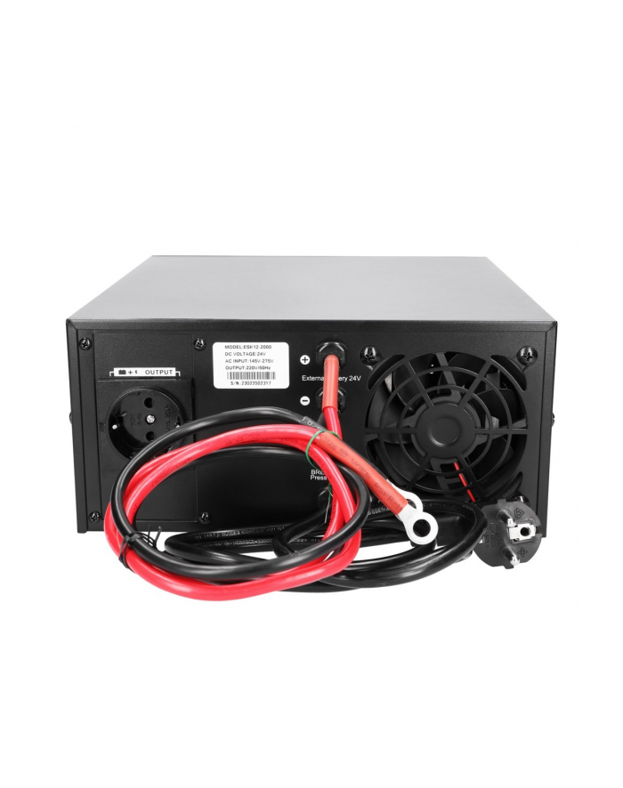 no name Extralink Piorun 800VA/640W | Inwerter | Czysta sinusoida, napięcie akumulatora 12VDC główny