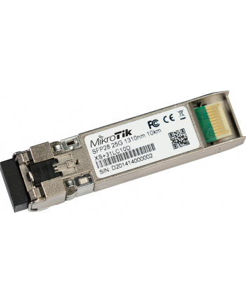 no name MikroTik XS+31LC10D | Moduł SFP/SFP+/SFP28 | 1/10/25Gb/s, SM, 10km, 1310nm