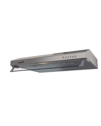 CATA LF-2060 X/L Hood, Energy efficiency class C, Width 60 cm, Max 195 m3/h, LED, Stainless steel CATA