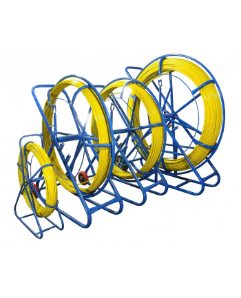 no name Extralink Pilot 9mm 150m | Pilot do przeciągania kabli | włókno szklane FRP, śr 9mm, dł 150m, żółty