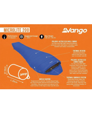 Śpiwór Vango Microlite 200