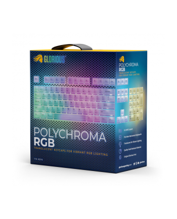Klawisze Glorious Polychroma RGB - 115 przycisków nr 1
