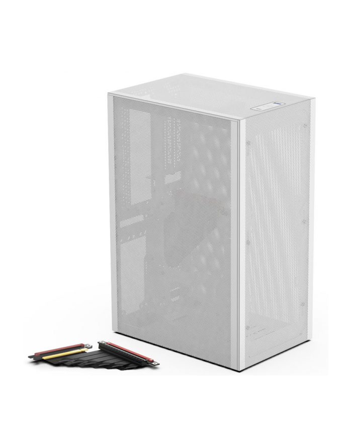 no name Obudowa Ssupd Meshlicious Full Mesh PCIE 40 Edition Mini-ITX - Biała główny