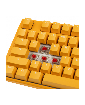 no name Klawiatura gamingowa Ducky One 3 Yellow TKL, RGB LED - MX-Red (US) nr 1
