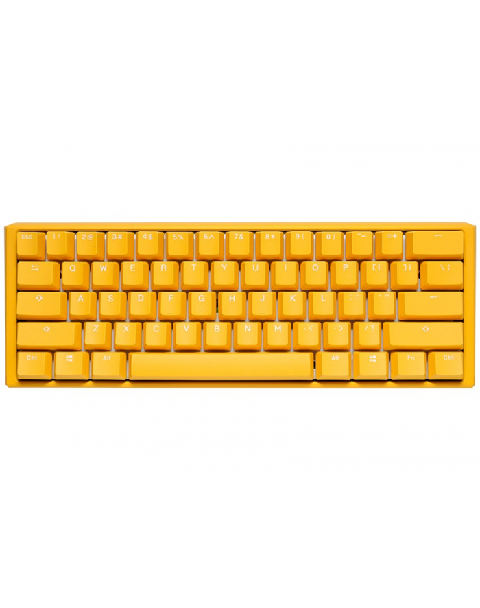 no name Ducky One 3 Żółta Mini Klawiatura Gamingowa, RGB LED - MX-Speed-Silver (US) główny