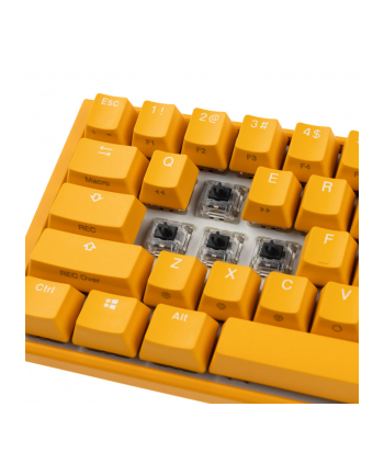 no name Ducky One 3 Żółta Mini Klawiatura Gamingowa, RGB LED - MX-Black (US)