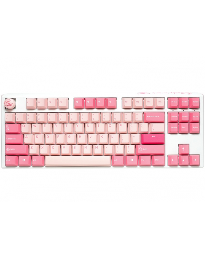 no name Klawiatura gamingowa Ducky One 3 Gossamer TKL Pink - MX-Black Clear Top (US) główny