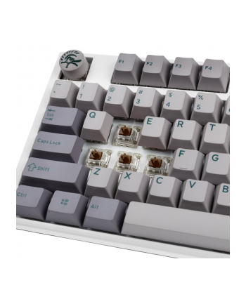 no name Klawiatura gamingowa Ducky One 3 Mist Grey z podświetleniem RGB LED – MX-Brown (US) nr 1