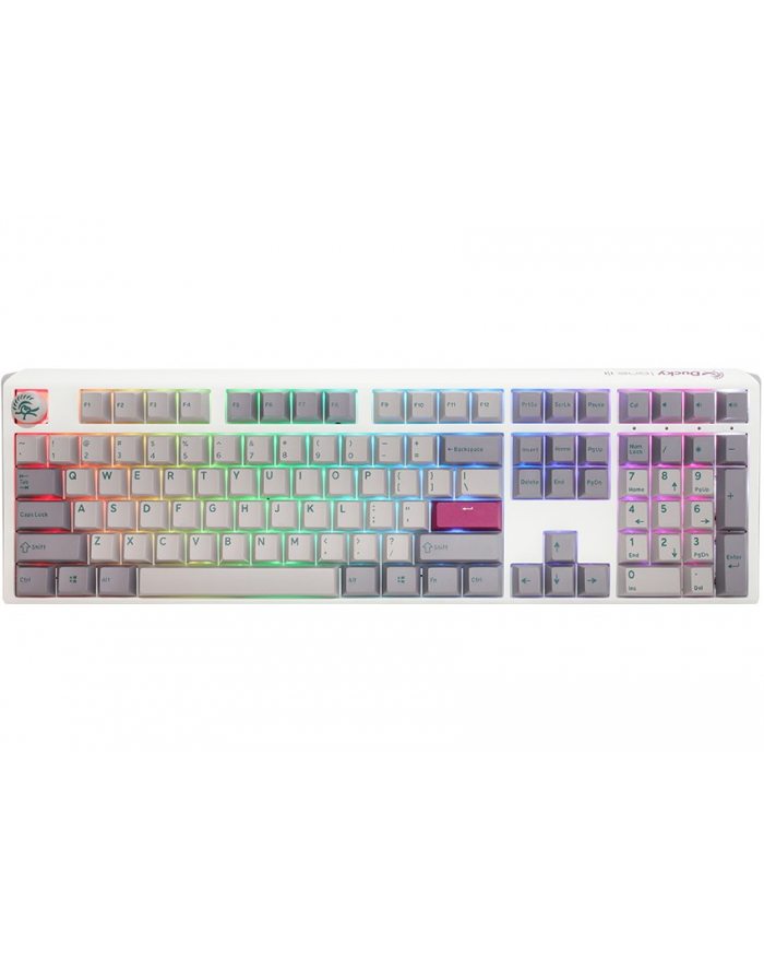 no name Klawiatura gamingowa Ducky One 3 Mist Grey z podświetleniem RGB LED – MX-Blue (US) główny