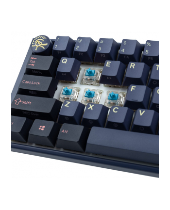 no name Klawiatura gamingowa Ducky One 3 Cosmic Blue Mini, RGB LED - MX-Blue (US)