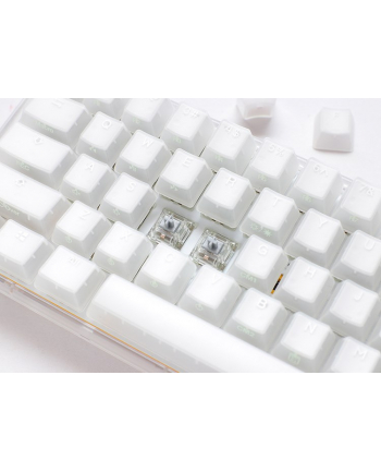 no name Klawiatura gamingowa Ducky One 3 Aura White TKL, RGB LED - MX-Blue (US)